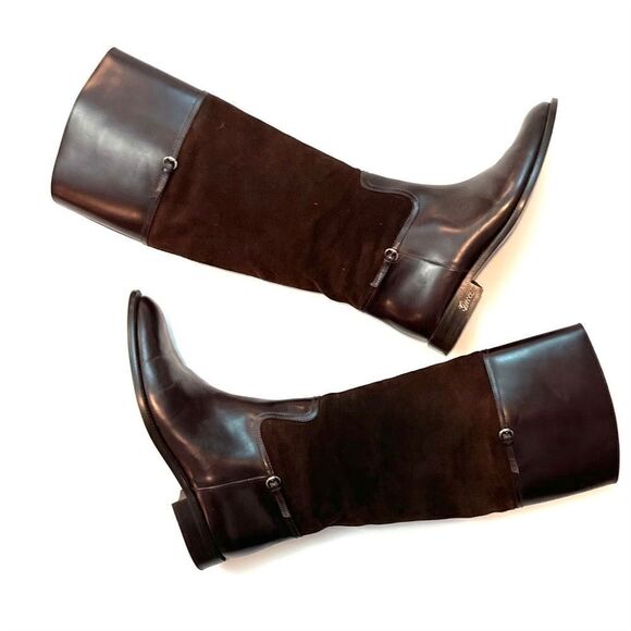 Gucci Shoes - Gucci Suede Leather Riding boots, like new